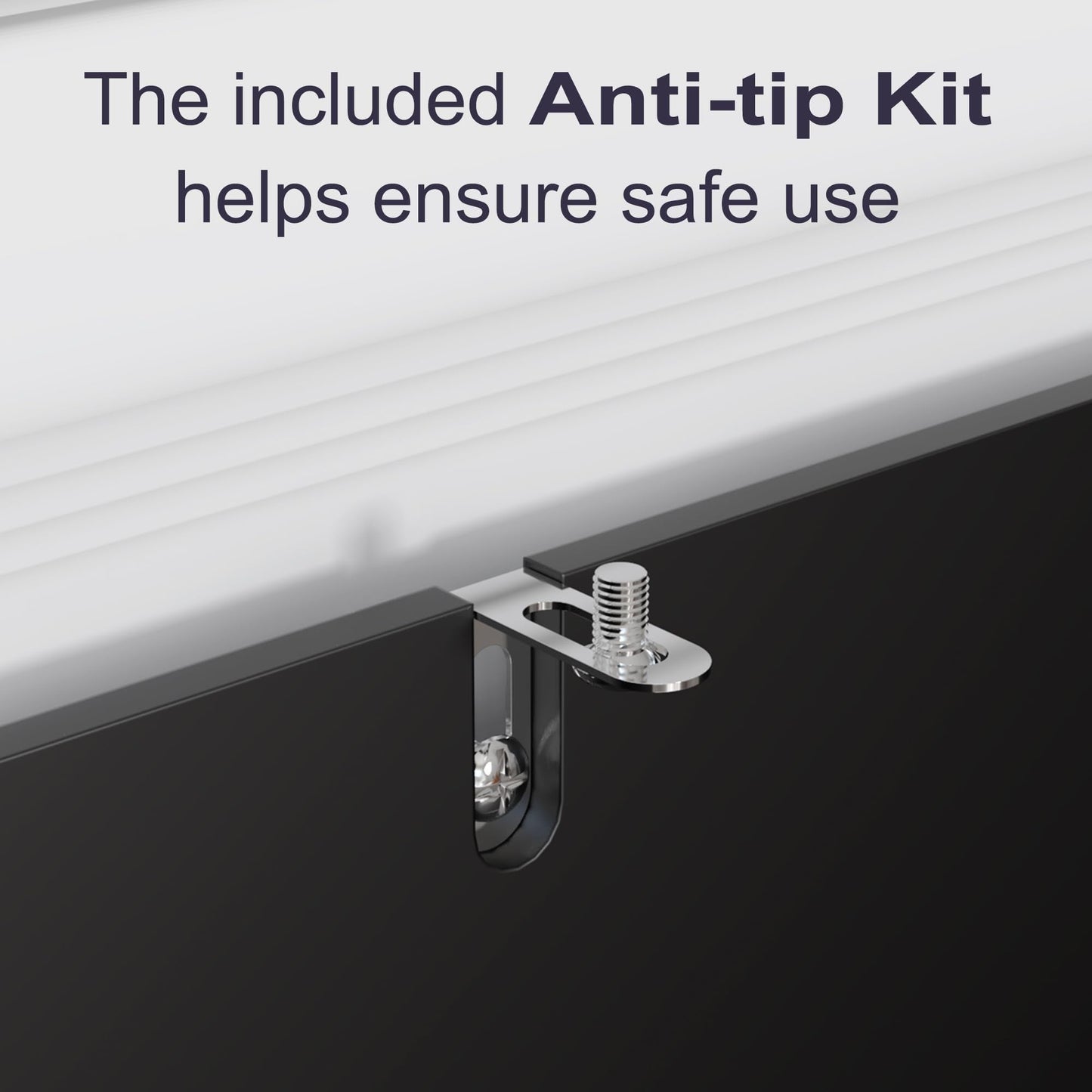 High Gloss Buffet Cabinet with LED Lights and Charging Station, Modern Handleless Sideboard Coffee Bar with 3 Doors for Living Room or Entryway, Black