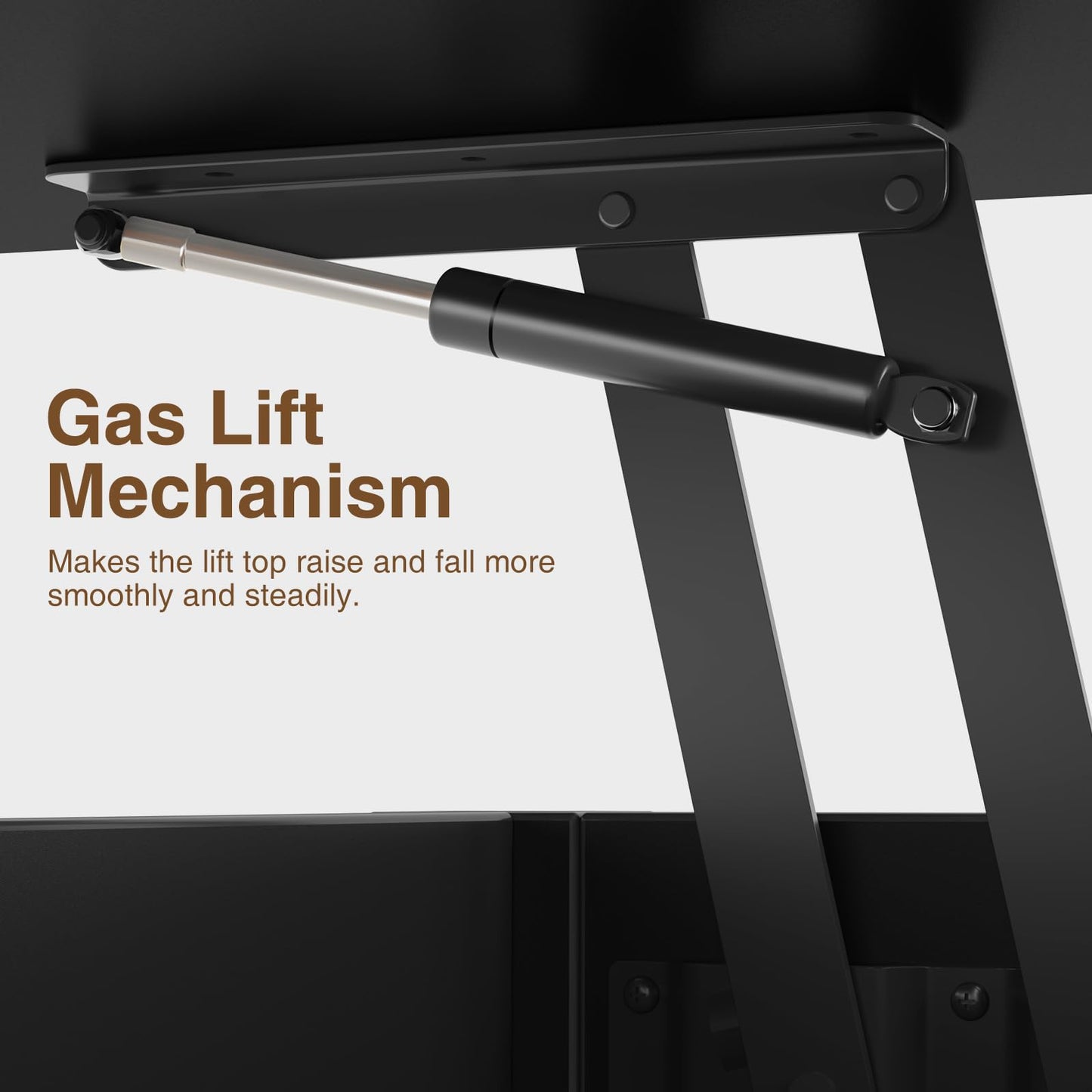 Rolanstar Lift Top Coffee Table – Multi-Function Convertible Table with Drawers & Hidden Compartment, Converts to Dining Table for Living Room or Home Office, Black