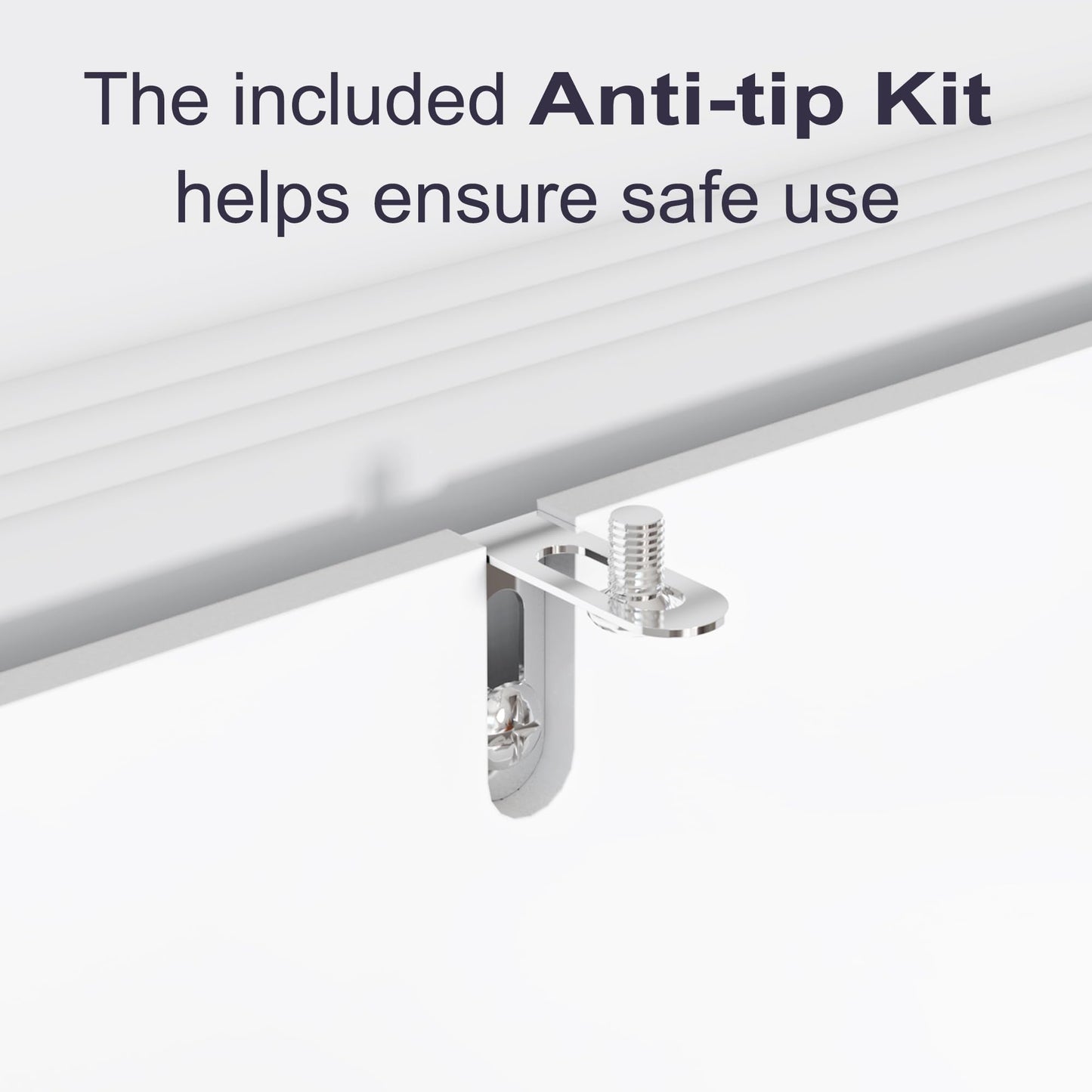 47" Sideboard Buffet Cabinet with 4 Doors, Modern Farmhouse Coffee Bar Storage Table for Kitchen, Dining, or Living Room, White