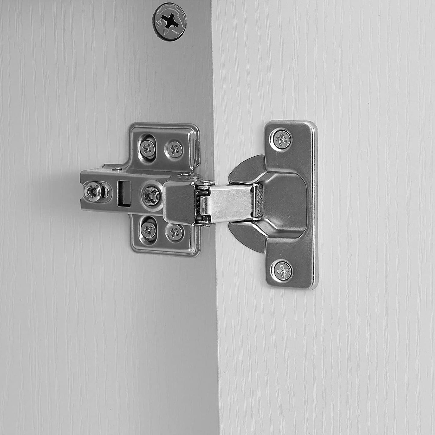 White Kitchen Buffet Cabinet with 2 Doors and 2 Shelves, Storage Sideboard, 41.8" L x 15" W x 32.5" H