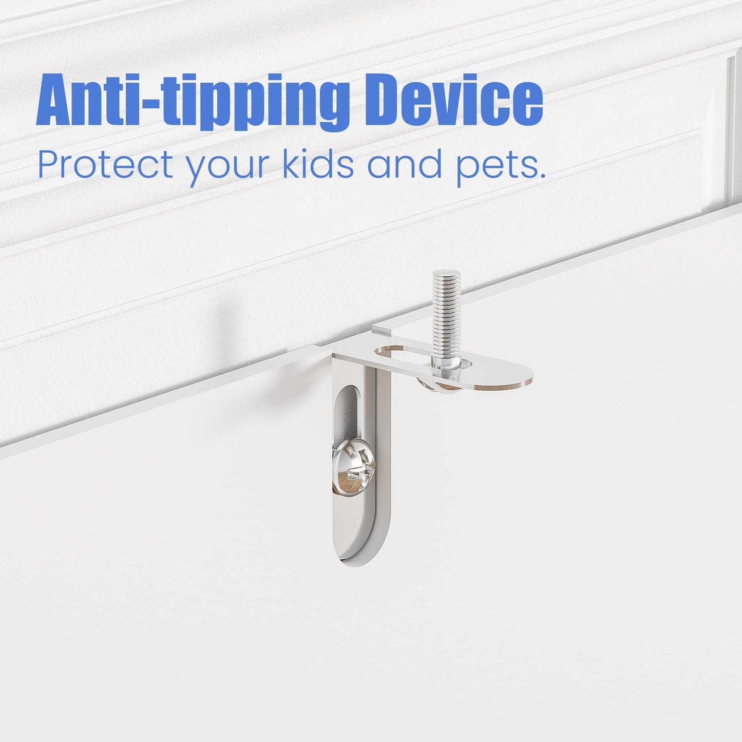 Fluted Sideboard Buffet with 3 Doors and Adjustable Shelves, Modern Kitchen Storage Cabinet with Gold Handles, Coffee Bar for Living Room or Kitchen, White