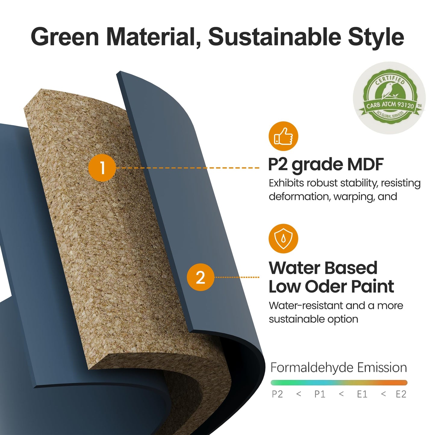 58" Mid-Century Modern Sideboard Buffet Cabinet with Storage and Solid Wood Legs, 4-Door Credenza for Entryway, Kitchen, or Living Room, Dove Gray